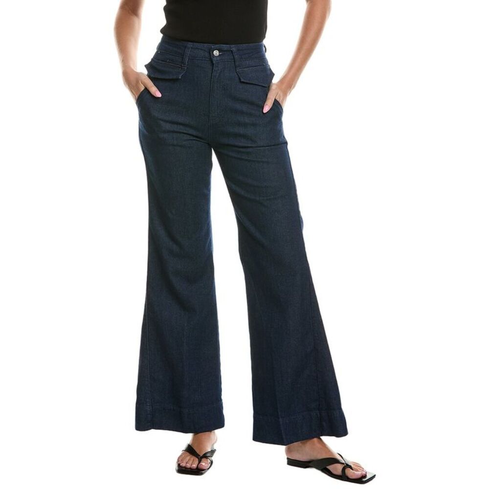 Hugo Boss Womens Boss  Rosalya Flare Jean, Blue